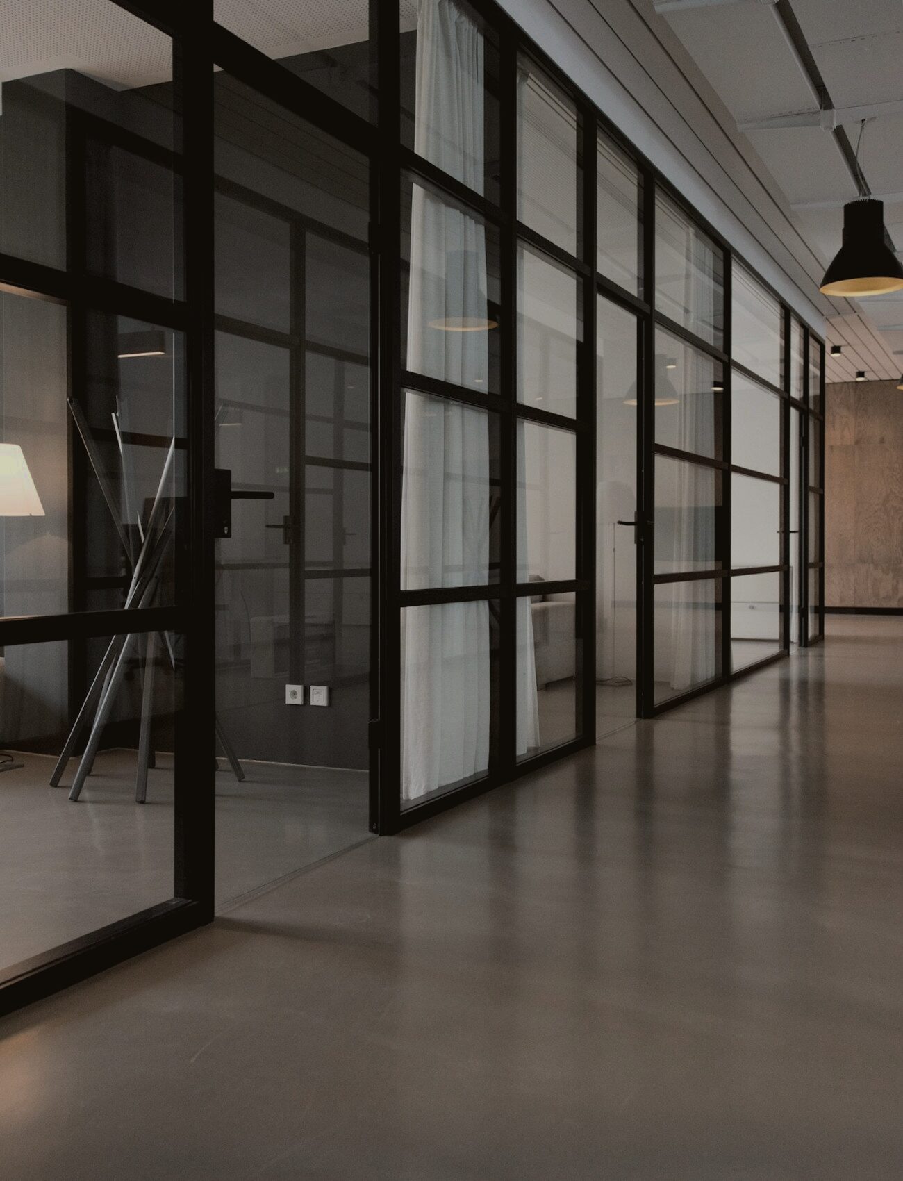 The office area