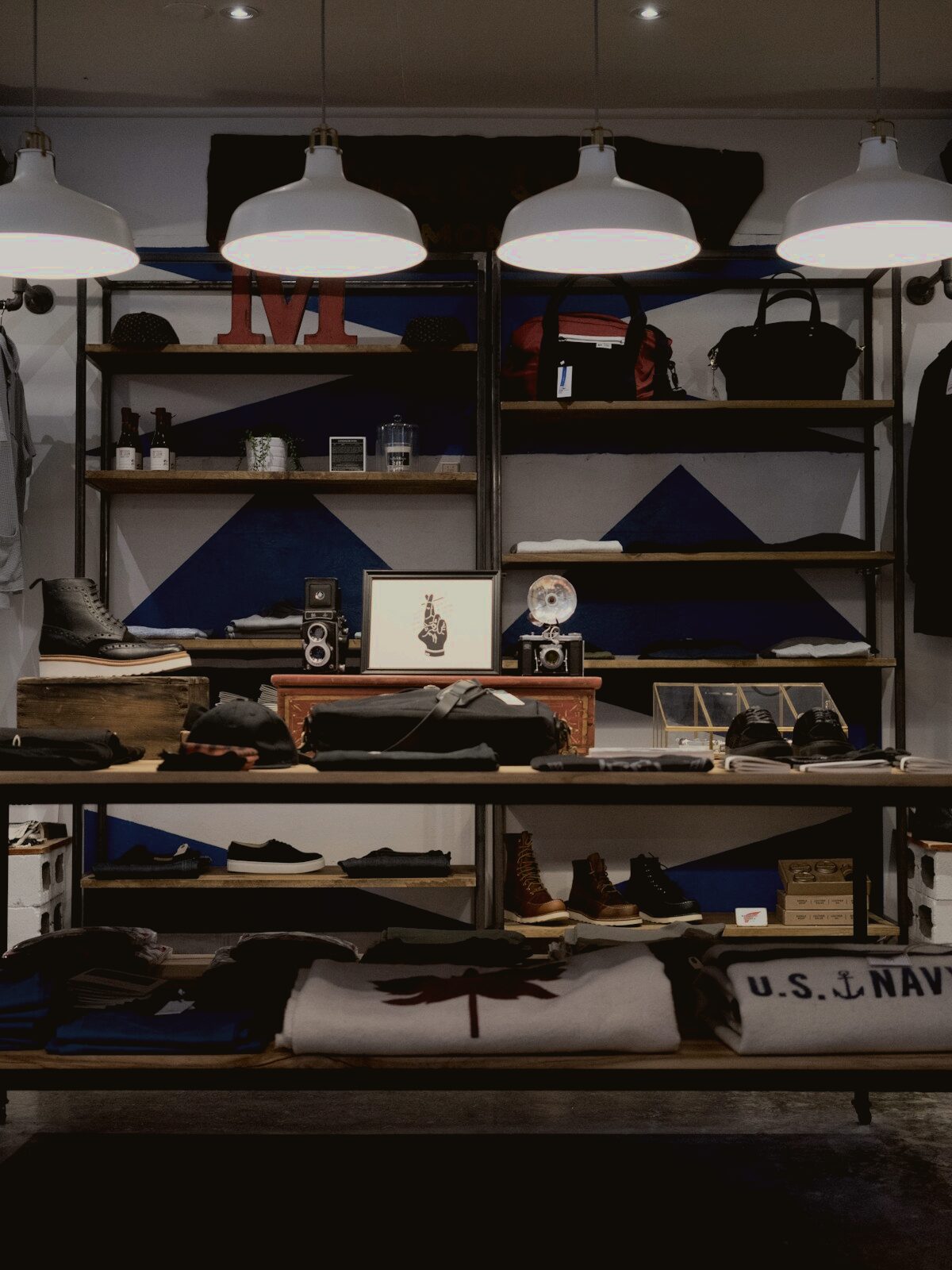A retail floor, ready to open